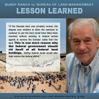 Ron Paul: Lesson learned from Bundy Ranch - BLM Standoff